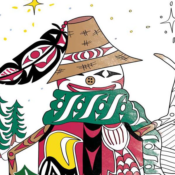 Holiday Indigenous Art Colouring Book